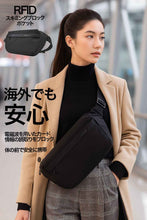 画像をギャラリービューアに読み込む, 【薄型でも容量アップ?】気が利くポケットが揃ったトラベルスリング2.0 Wide