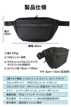 画像をギャラリービューアに読み込む, 【薄型でも容量アップ?】気が利くポケットが揃ったトラベルスリング2.0 Wide