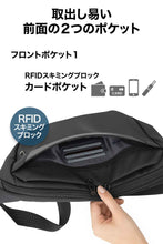 画像をギャラリービューアに読み込む, 【薄型でも容量アップ？】気が利くポケットが揃ったトラベルスリング2.0 Wide
